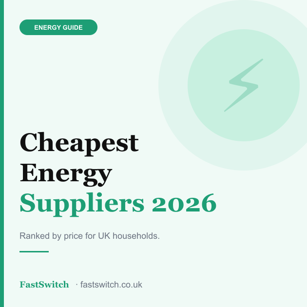 Cheapest Energy Suppliers UK 2026